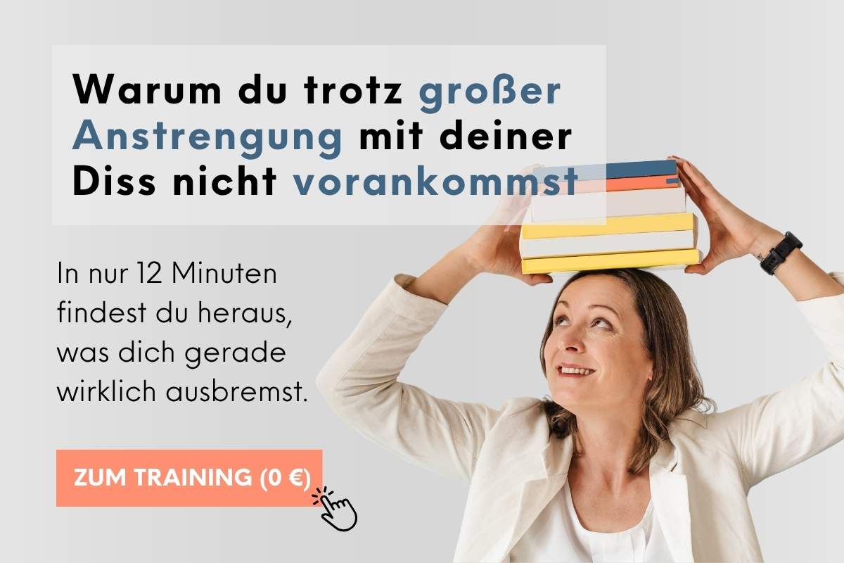 Training für Promovierende Stellschrauben-Training